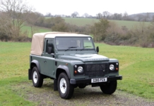 A Truly Exceptional 2015 Land Rover Defender 90 Pick-Up Heads to Auction