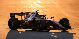 F1 Test Shakedown Barcellona 2026: Charles Leclerc (Scuderia Ferrari) - Foto: Twitter @ScuderiaFerrari