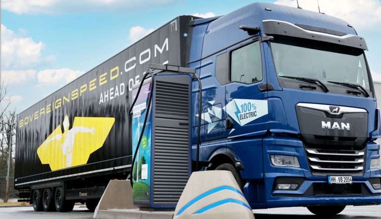 Fraport eröffnet E-Lkw-Schnellladepark am Flughafen Frankfurt