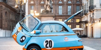 In un cortometraggio la Microlino Tributo Porsche 917K Le Mans