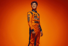 Lando Norris con la nuova tuta McLaren per la stagione F1 2026 - Foto: McLaren Media Centre