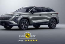 OMODA 5 Euro Double 5 Stars from NCAP and ANCAP
