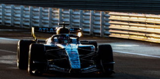 Alex Albon nel primo shakedown Williams del 2026