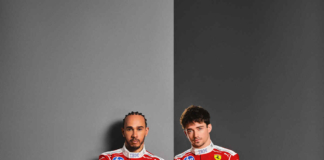 Le nuove tute Ferrari 2026 di Lewis Hamilton e Charles Leclerc