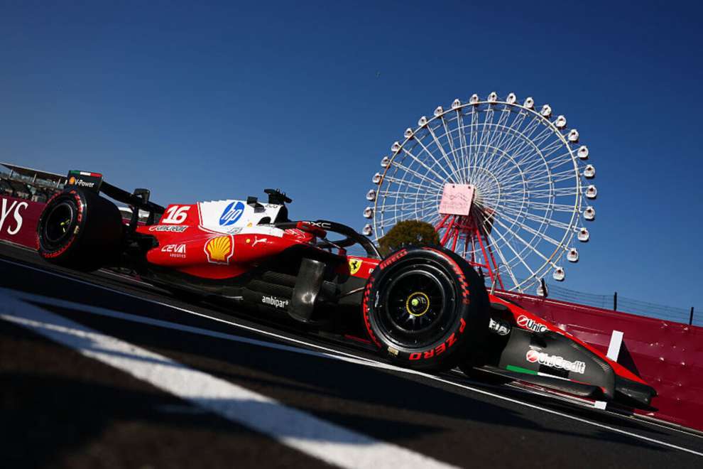 Charles Leclerc in Japan