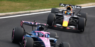 Gasly (Alpine) e Verstappen (Red Bull)