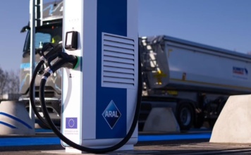 Aral-E-Lkw-Schnellladestation