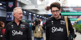 Jonathan Wheatley e Mattia Binotto