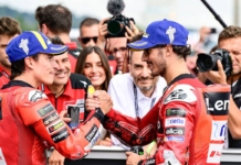 MotoGP GP Germania 2025, Sachsenring: Marc Marquez e Pecco Bagnaia (Ducati) - Foto: Getty Images