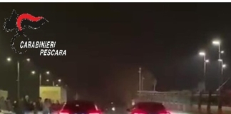 Blitz dei carabinieri contro gare clandestine tra auto nel Pescarese