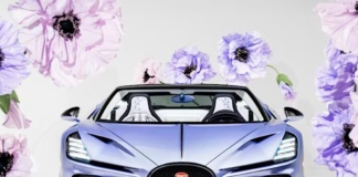 Bugatti presenta la W16 Mistral "Caroline", hypercar unica ispirata ai fiori