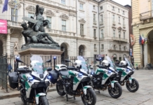 Dieci nuove moto al reparto radiomobile della polizia locale torinese