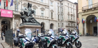 Dieci nuove moto al reparto radiomobile della polizia locale torinese