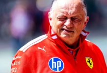 F1 GP Cina 2026, Shanghai: George Russell (Mercedes AMG F1), e Frederic Vasseur (Scuderia Ferrari) - Foto: Getty Images