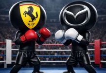Ferrari y Mazda se están peleando por el nombre de uno de sus modelos y lo peor es que ambas parece que llevan razón
