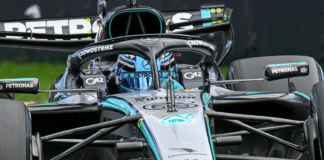 George Russell a Melbourne