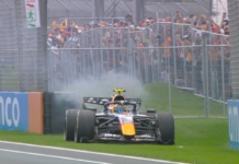 Hadjar, the fairy tale doesn't last long: the Red Bull engine burns out after 12 laps
