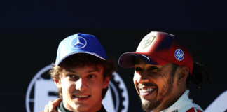 Hamilton e Antonelli in Cina