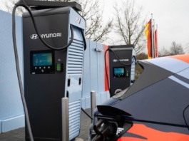 Hyundai activated the fast charger at the Nürburgring