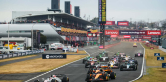 La partenza del GP del Giappone