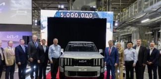 Kia ha prodotto 5 milioni di veicoli nell'impianto di West Point, in Georgia