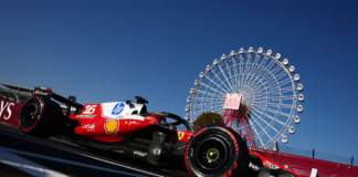 Charles Leclerc in Giappone