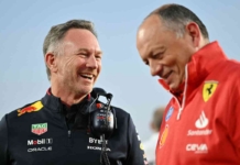 Christian Horner (Red Bull) e Frederic Vasseur (Ferrari)