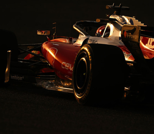 Charles Leclerc nei test in Bahrain