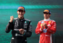 Russell-Leclerc arka podyumda ileri geri konuşuyor: 