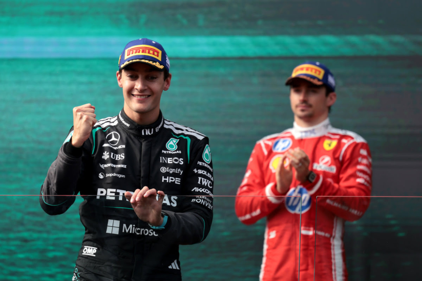 Russell-Leclerc arka podyumda ileri geri konuşuyor: 