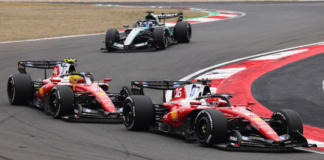 Leclerc e Hamilton (Ferrari)