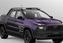 Show car celebrativa di Fiat Toro presentata all'autodromo di Interlagos