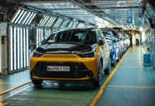 Toyota Aygo X Hybrid produzione