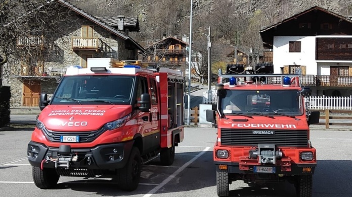 Vigili del fuoco, nuovi veicoli a Cogne e Issime-Gaby