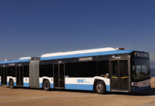 A Cagliari il primo viaggio per i nuovi bus elettrici da 18 metri del Ctm