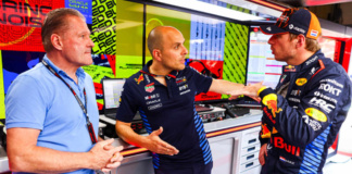 Max e Jos Verstappen insieme a Lambiase