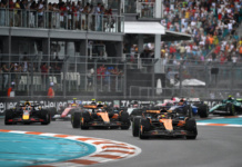 La partenza della Sprint a Miami