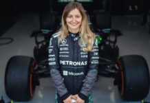 Doriane Pin realizes her dream: on the track at Silverstone with Hamilton's W12
