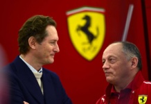 John Elkann e Frederic Vasseur in Bahrain