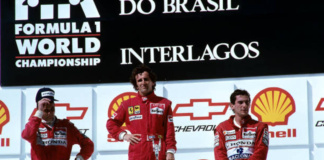 Podio GP Brasile 1990