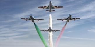 Ferrari, la 499P insieme agli aerei delle Frecce Tricolori