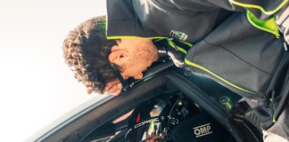 Francesco Daniele all'esordio nell'automobilismo,figlio mito musica parte da Gt Sprint