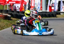 He showed off his strength in the first race of the season…