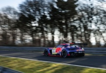 Max Verstappen guida la Mercedes AMG GT3 del team Verstappen.com Racing nella 4 Ore del Nurburgring Nordschleife - Foto: Red Bull Content Pool