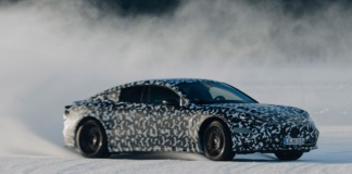 AMG-Elektroauto-Wintertests