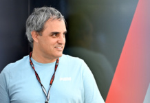 Juan Pablo Montoya nel paddock di Imola