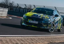 Opel Corsa GSE sporty camouflage wrap revealed for new hot hatch