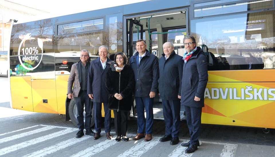 Delivery of 15 electric vehicles from TEMSA to Lithuania