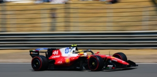 GP Cina 2026, Shanghai: Lewis Hamilton (Ferrari) in pista con l