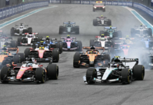 Partenza GP Miami Antonelli Leclerc